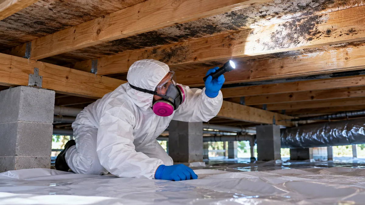 Crawl Space Mold Removal in Manalapan