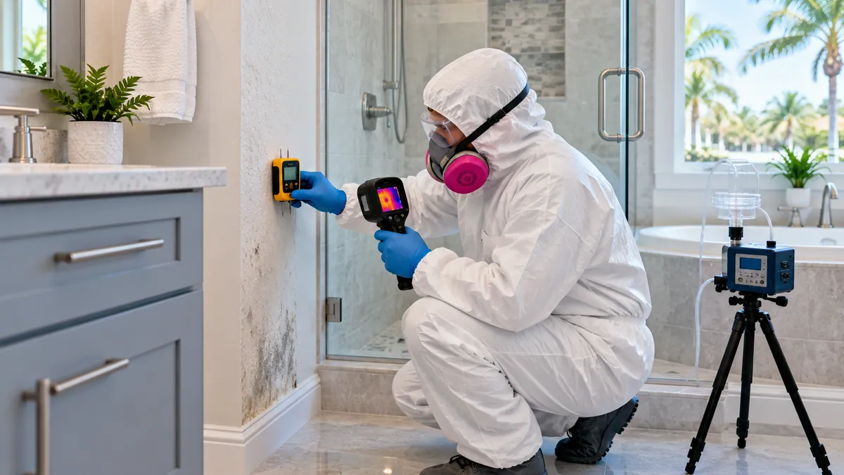 Mold Inspection and Testing in Manalapan